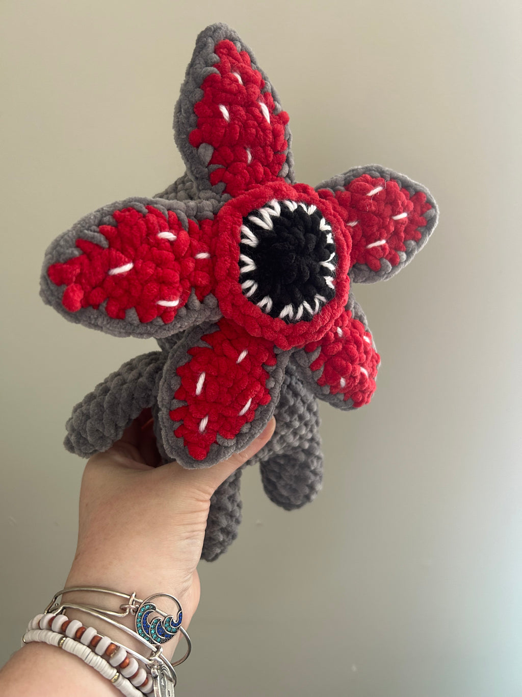 Hand crocheted Demogorgon Plushies