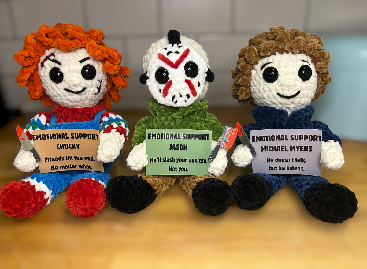 Emotional Support Villain Plushies
