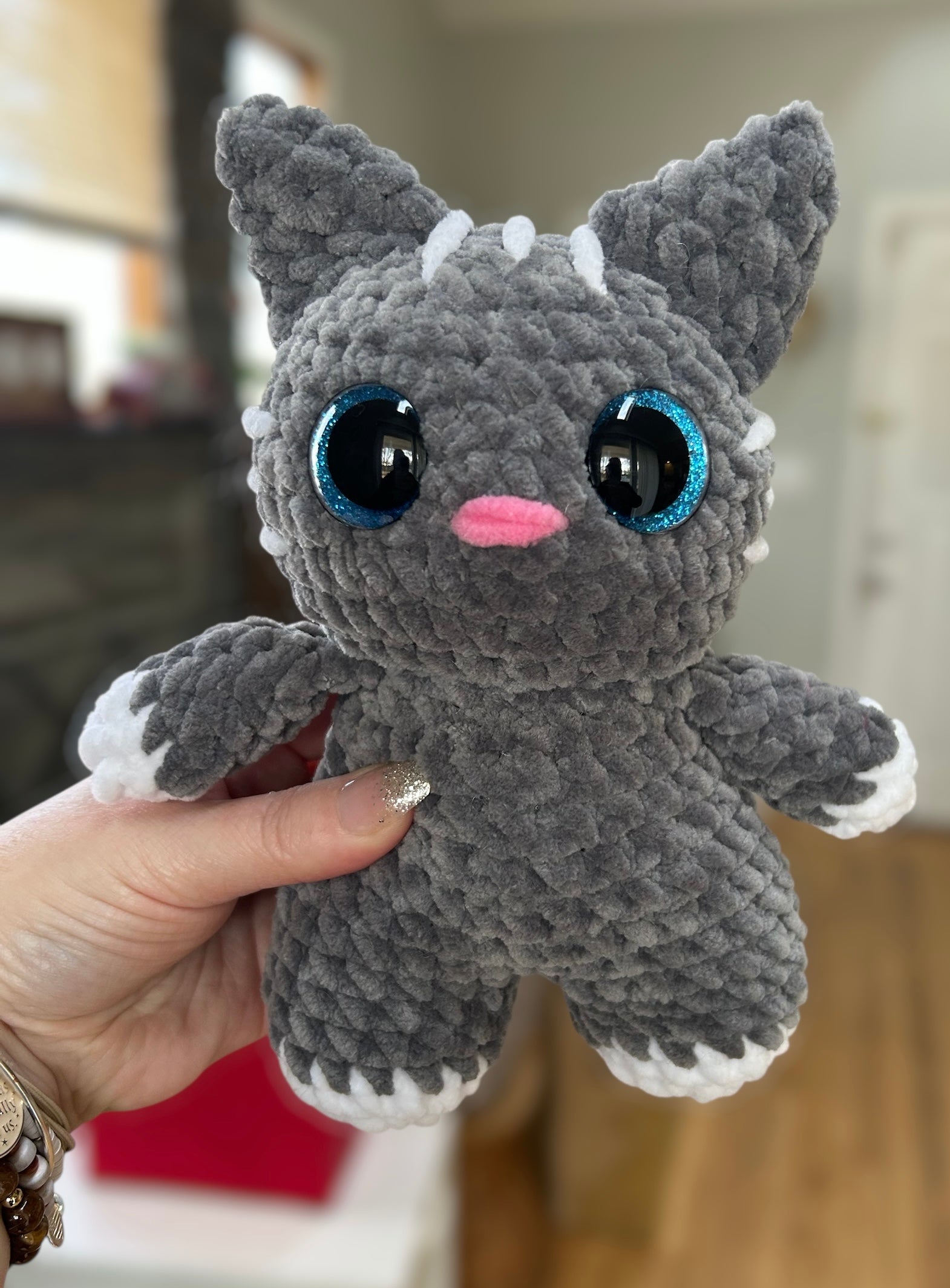 Hand crocheted Cat Plushies