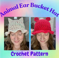 Animal Ear Bucket Hat Crochet Pattern