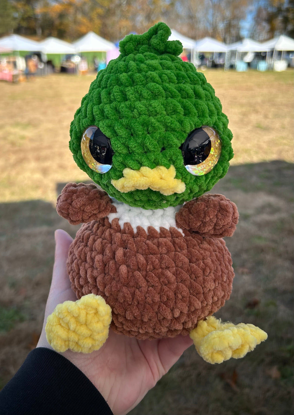 Hand Crocheted Weighted Mallards