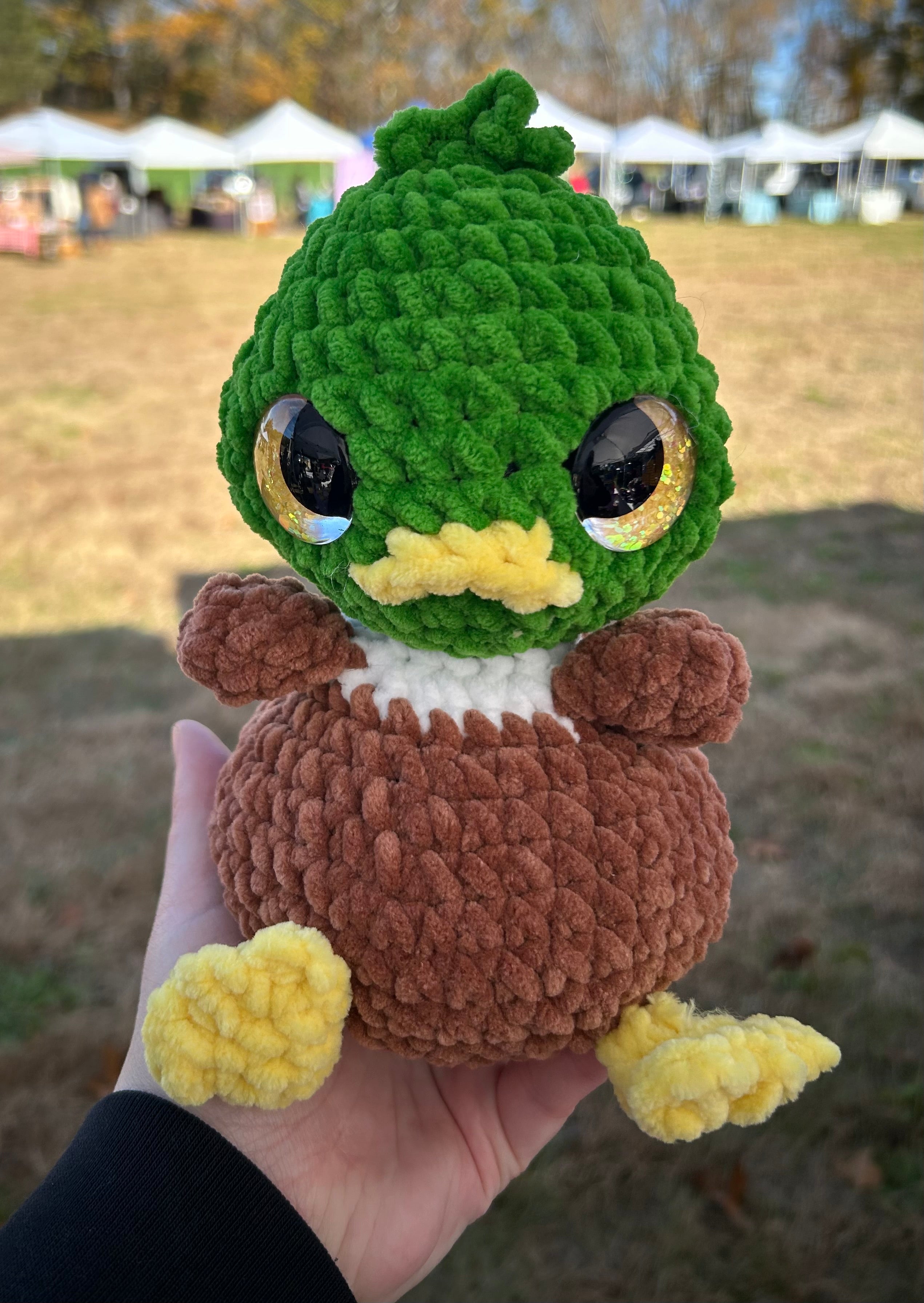 Hand Crocheted Weighted Mallards