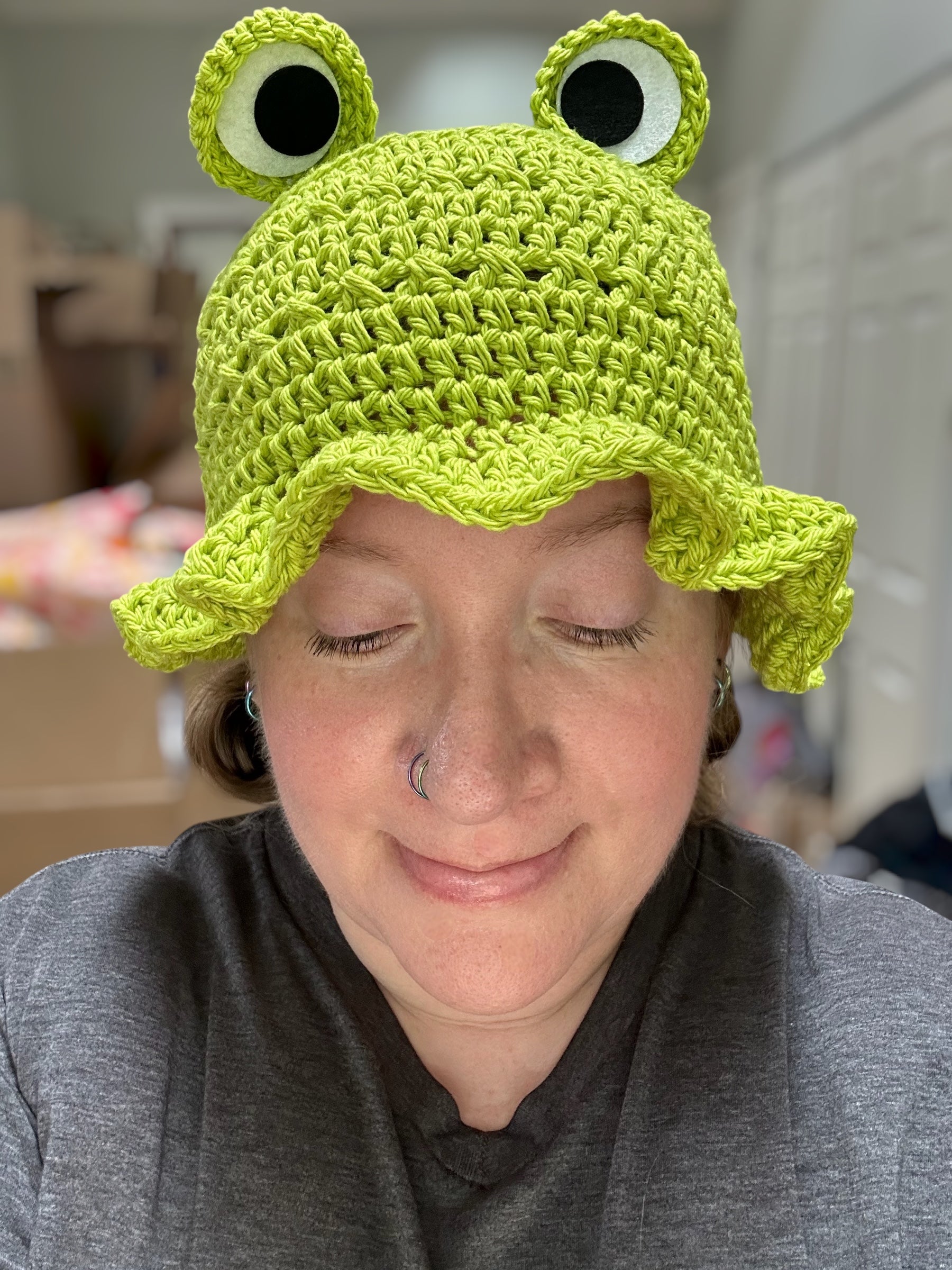 Hand Crocheted Animal Ear Hats in all sizes