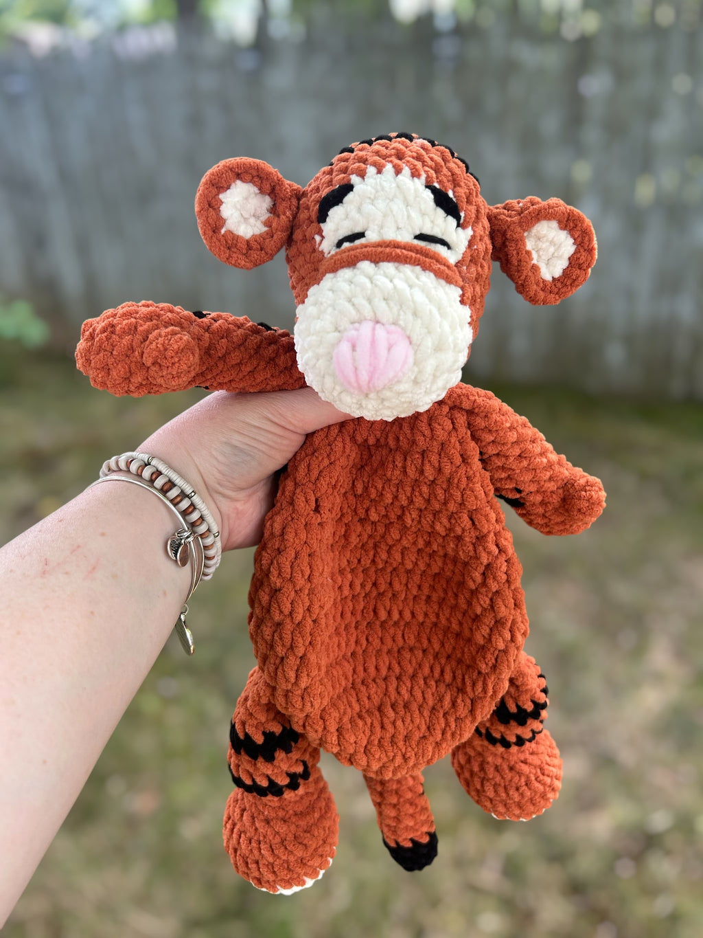 Tigger Crochet Lovey