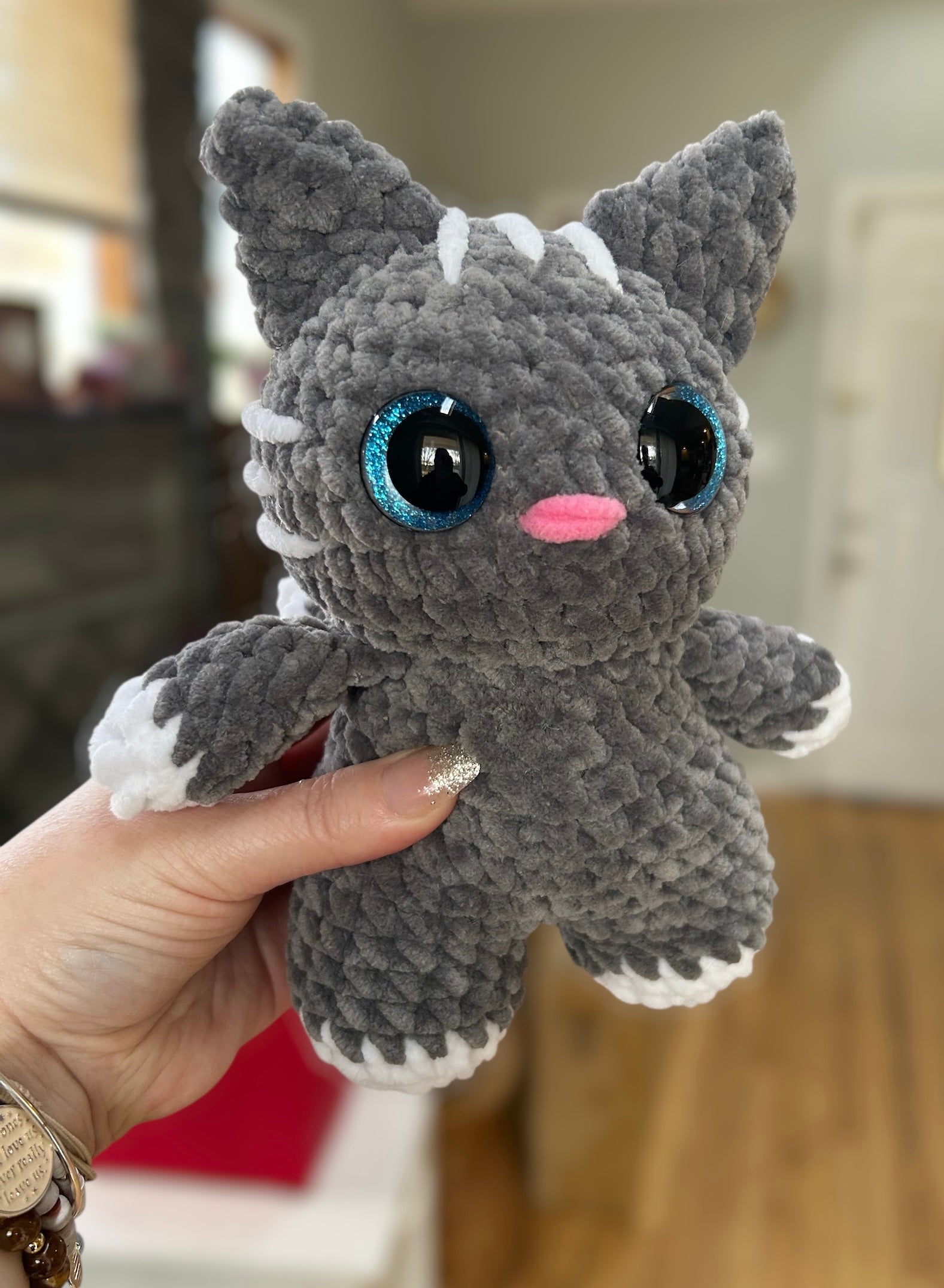 Hand crocheted Cat Plushies
