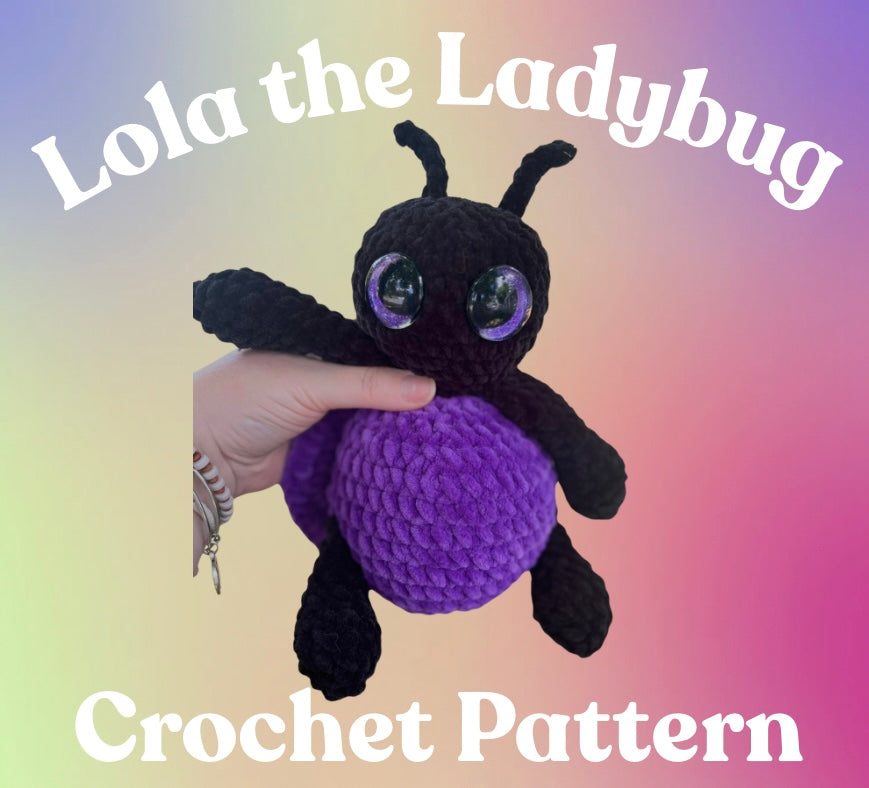 Lola the Ladybug Plushie Crochet Pattern